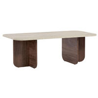 COUCHTISCH 120/60/41 cm Creme, Walnussfarben  - Walnussfarben/Creme, Design, Holzwerkstoff (120/60/41cm) - MID.YOU