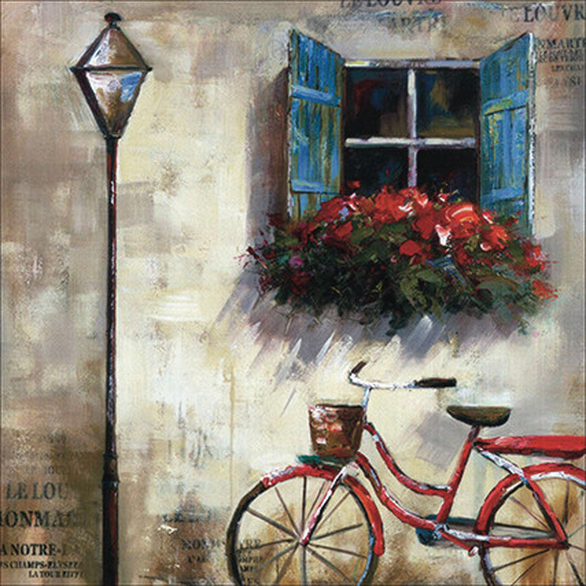 Art Print  - Basics, plastic/textil (50/50/3cm)