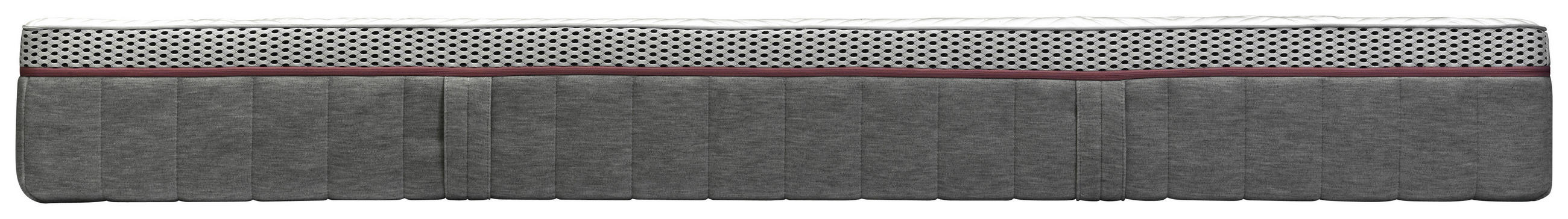 KALTSCHAUMMATRATZE 80/200 cm, Höhe ca. 24 cm, H2 = mittel, 7-Zonen - Basics, Textil (80/200cm) - Irisette