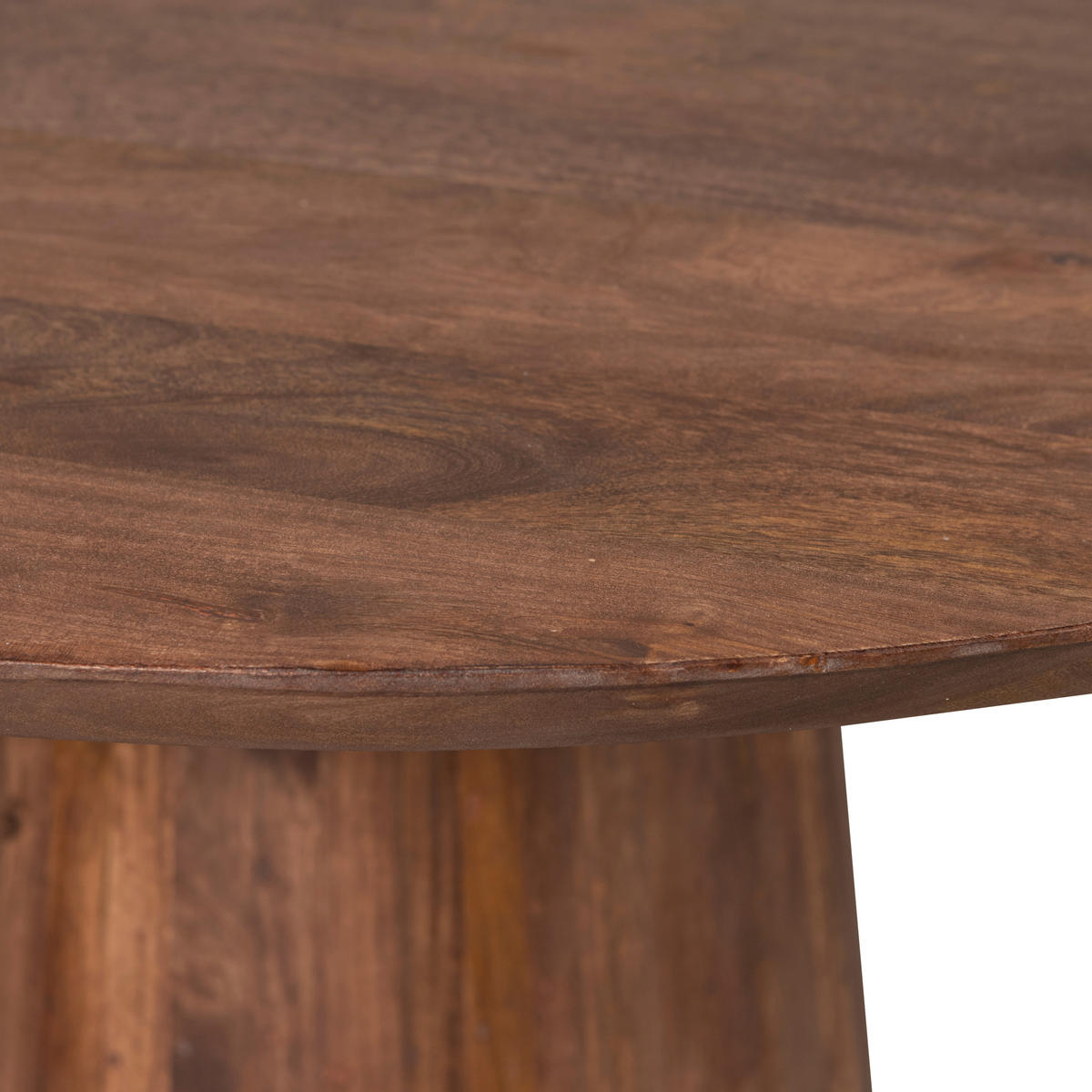 ESSTISCH in Holz 130/130/76 cm  - Walnussfarben, Design, Holz (130/130/76cm) - Livetastic