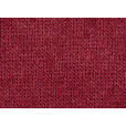 ECKSOFA  in Webstoff Dunkelrot  196/304 cm  - Schwarz/Dunkelrot, KONVENTIONELL, Textil/Metall (196/304cm) - Hom`in