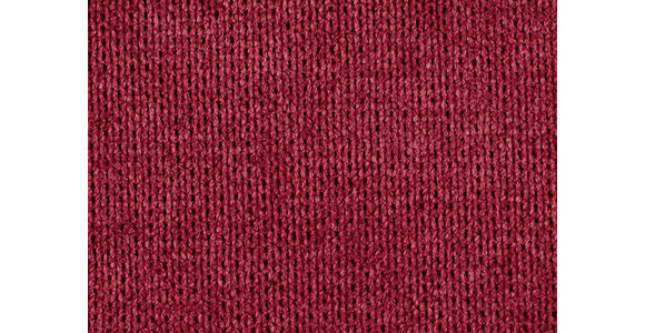 ECKSOFA  in Webstoff Dunkelrot  196/304 cm  - Schwarz/Dunkelrot, KONVENTIONELL, Textil/Metall (196/304cm) - Hom`in
