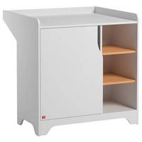 WICKELKOMMODE Leaf Weiß  - Weiß, MODERN, Holzwerkstoff (88,5/89,5/75-44cm) - MID.YOU