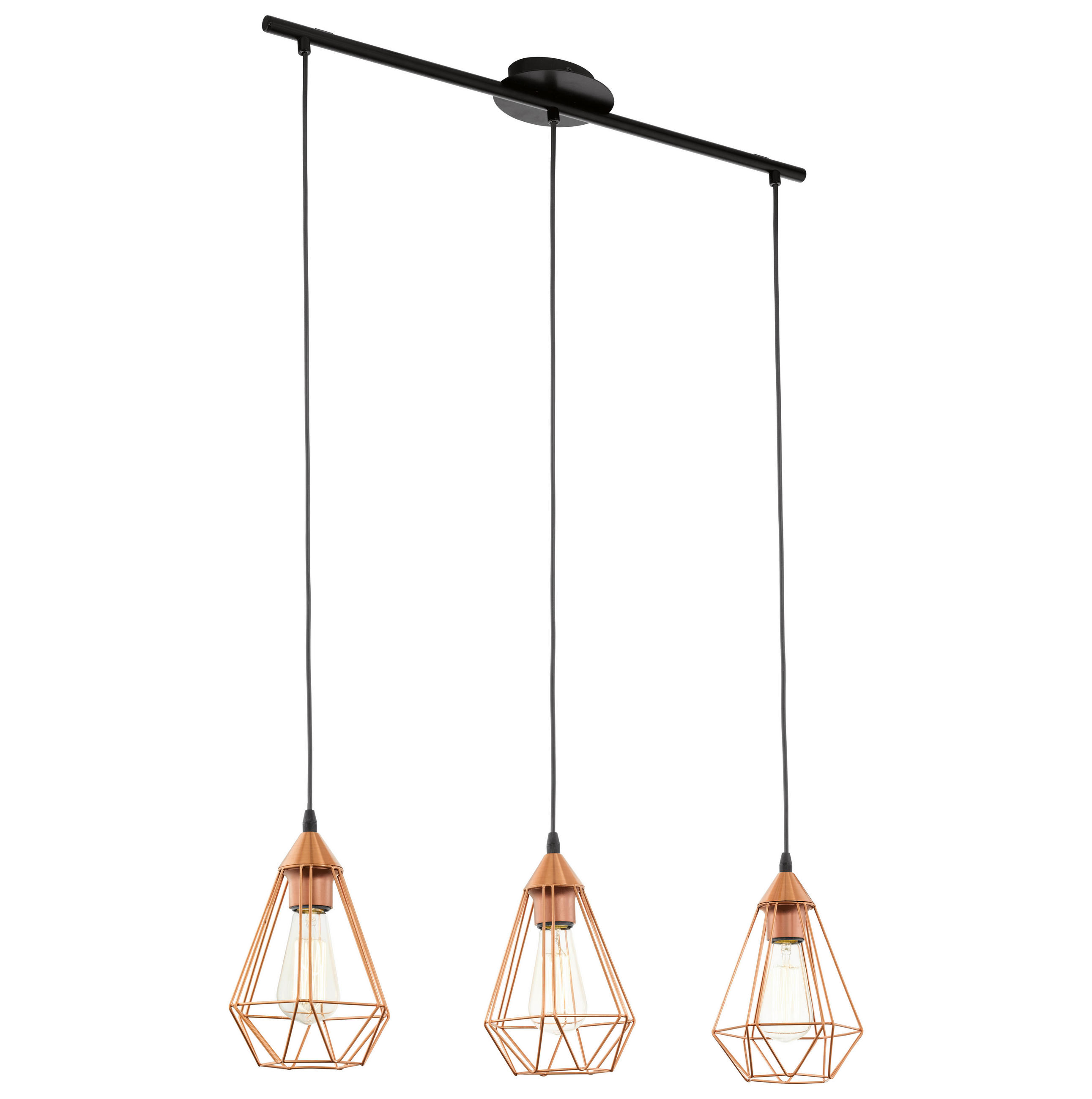 LUSTRĂ 79/17,5/110 cm  - arămiu/negru, Lifestyle, metal (79/17,5/110cm)