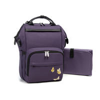 WICKELRUCKSACK Blackberry - Brombeere/Silberfarben, Basics, Textil (32/39/22cm) - Osann