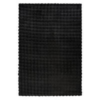 HOCHFLORTEPPICH  Wohnzimmer 160/230 cm Hailey Schwarz rechteckig  - Schwarz, Basics, Textil (160/230cm) - Novel