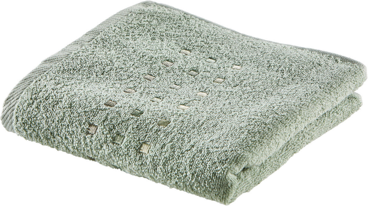 HANDTUCH Quattro Salbeigrün  - Salbeigrün, Basics, Textil (50/100cm) - Esposa