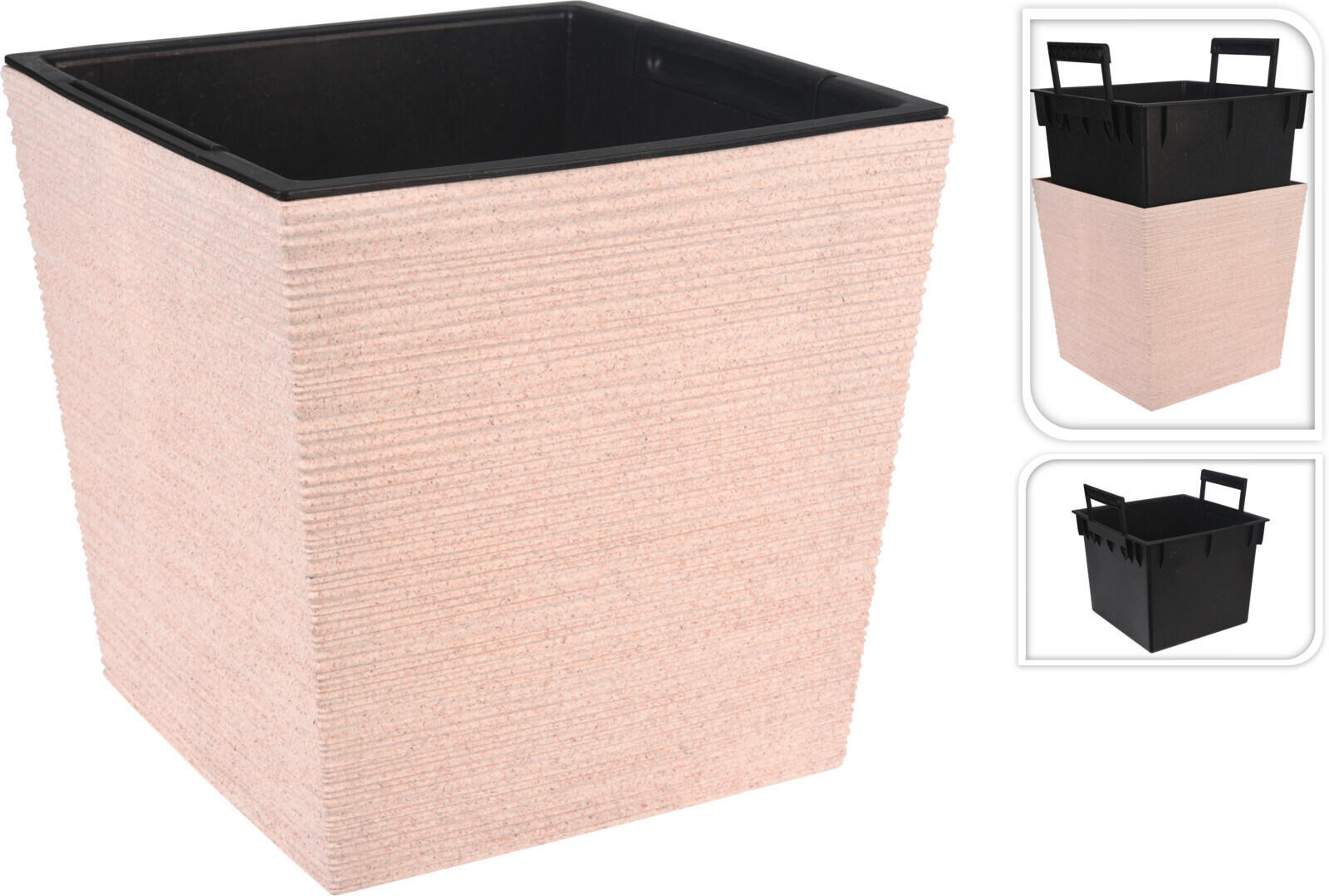 XXXL KVETINÁČ textil, 23.5/24/24 cm