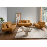 SESSEL in Bouclé Goldfarben  - Wildeiche/Goldfarben, KONVENTIONELL, Holz/Textil (111/81/90cm) - MID.YOU