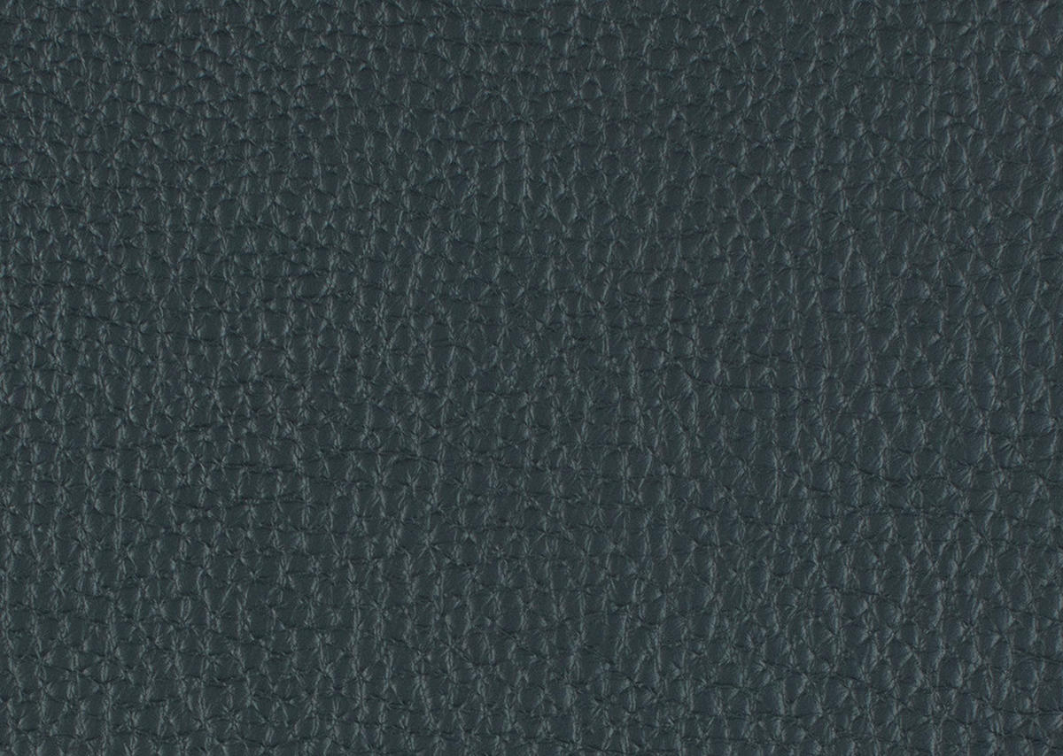 3-SITZER-SOFA in Echtleder Dunkelblau  - Schwarz/Dunkelblau, Design, Leder/Metall (190/84/99cm) - Dieter Knoll