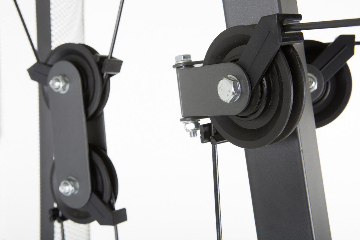 KRAFTGERÄT MULTI-GYMS ULTRA  - Dunkelgrau/Schwarz, MODERN, Kunststoff/Metall (105/200/167cm) - Hammer