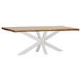 TISCHPLATTE      - Naturfarben, Design, Holz (220/100/5cm) - Landscape