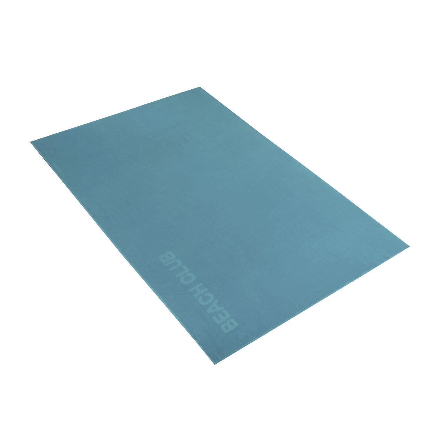 STRANDTUCH Beach Club Blau 100/180 cm  - Blau, Basics, Textil (100/180cm) - Vossen