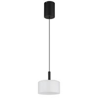 LED-HÄNGELEUCHTE 20/150 cm  - Schwarz/Weiß, Design, Glas/Kunststoff (20/150cm) - Globo