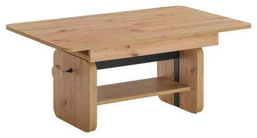 COUCHTISCH 110-148/65/47-63 cm rechteckig Eiche Artisan  - Eiche Artisan, KONVENTIONELL, Holzwerkstoff (110-148/65/47-63cm) - Carryhome