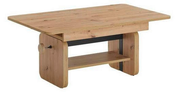 COUCHTISCH 110-148/65/47-63 cm rechteckig Eiche Artisan  - Eiche Artisan, KONVENTIONELL, Holzwerkstoff (110-148/65/47-63cm) - Carryhome