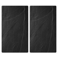 Herdabdeckplatte 2-teilig 3752313  - Dunkelgrau, Basics, Glas (50/28.5/0.4cm) - Kesper