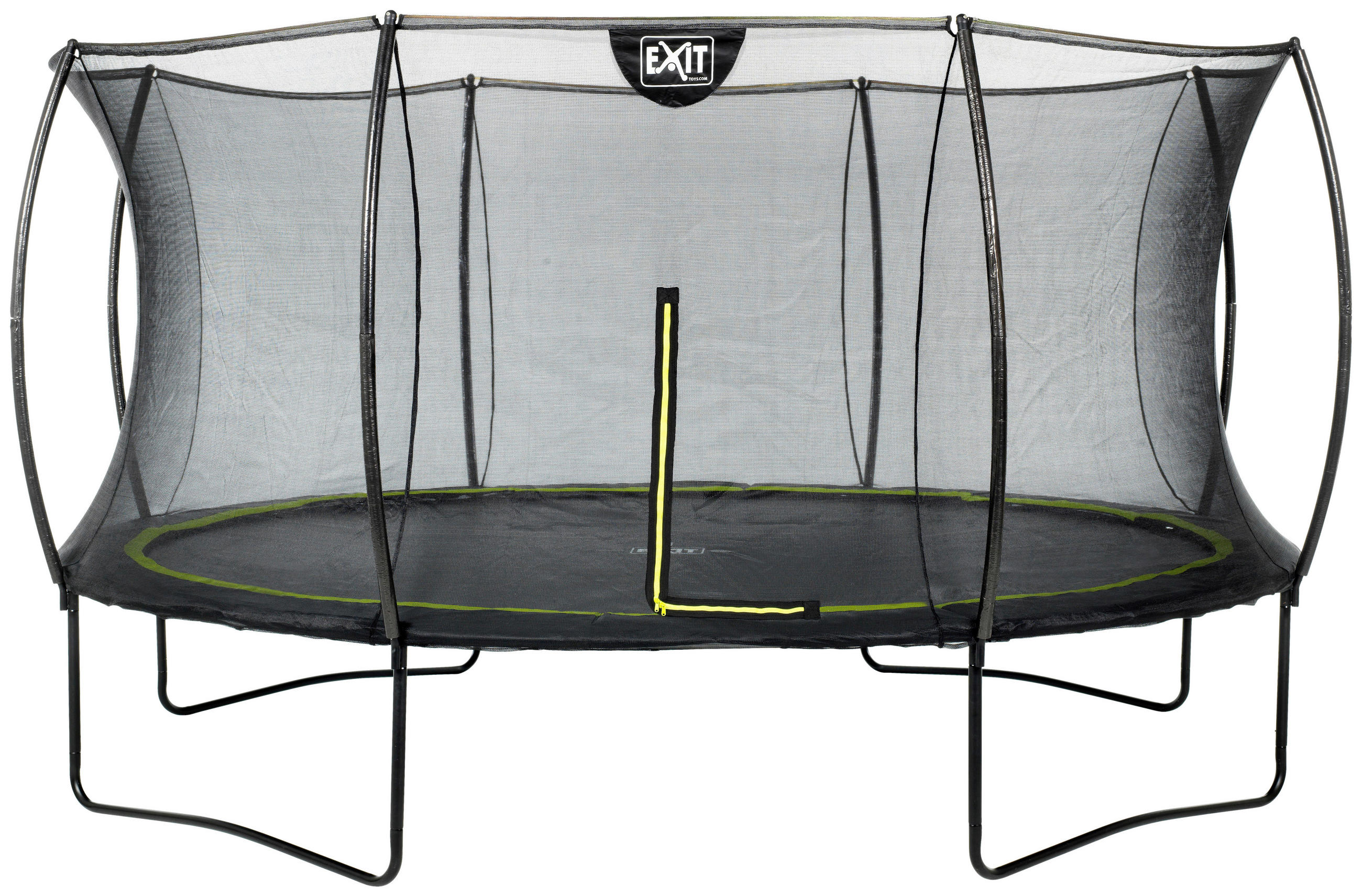 TRAMPOLIN SILHOUETTE  - Schwarz, KONVENTIONELL, Kunststoff/Metall (427/269cm) - EXIT Toys