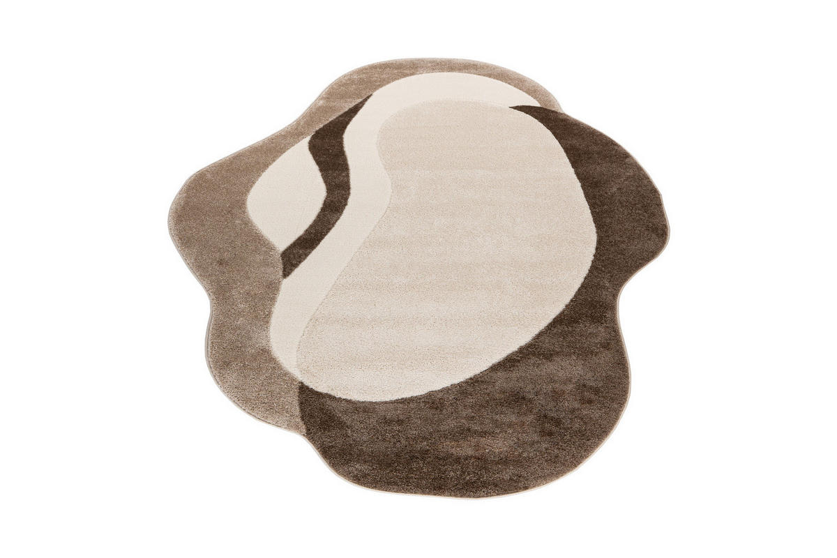 COVOR CU ȚESĂTURĂ PLATĂ My Frisco  - taupe, Basics, textil (160/230cm)