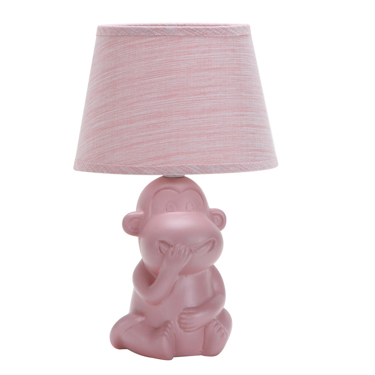 KINDERTISCHLEUCHTE  - Pink, Trend, Keramik/Textil (17/28cm)