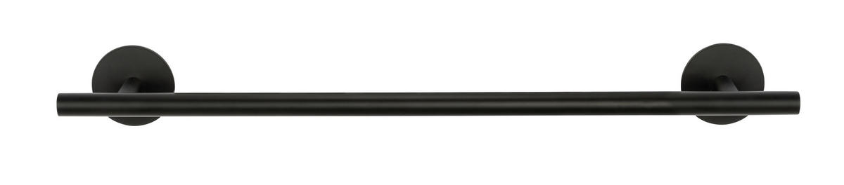 TYČ NA UTERÁKY   - čierna, Konventionell, kov (60/7/7cm) - Schöner Wohnen