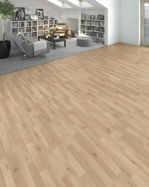 LAMINATBODEN Living by HARO Laminat Sonderedition NKL 31  per  m² - Hellbraun, Basics, Holzwerkstoff (19.3/128.2cm) - Living by HARO