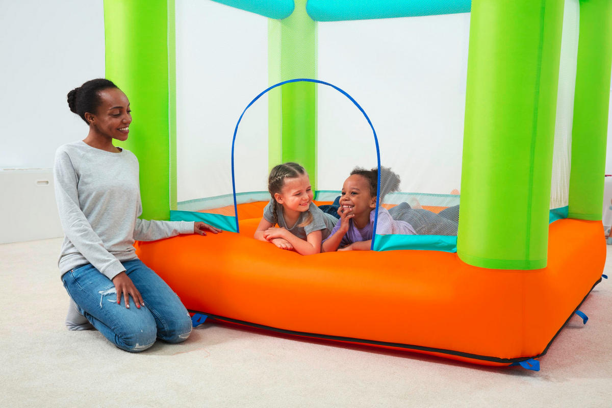 TRAMPOLIN 194/175/170 cm  - Multicolor, Basics, Kunststoff/Metall (194/175/170cm) - Bestway