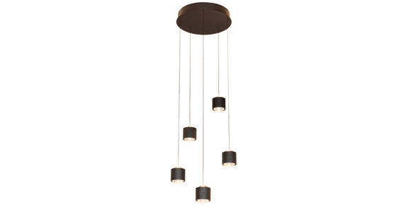 LED-HÄNGELEUCHTE 34/170 cm - Schwarz, Design, Kunststoff/Metall (34/170cm) - Novel