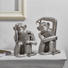 DEKOTIER - Silberfarben, LIFESTYLE, Metall (21/18/27cm) DEKOTIER - Silberfarben, LIFESTYLE, Metall (21/18/27cm)