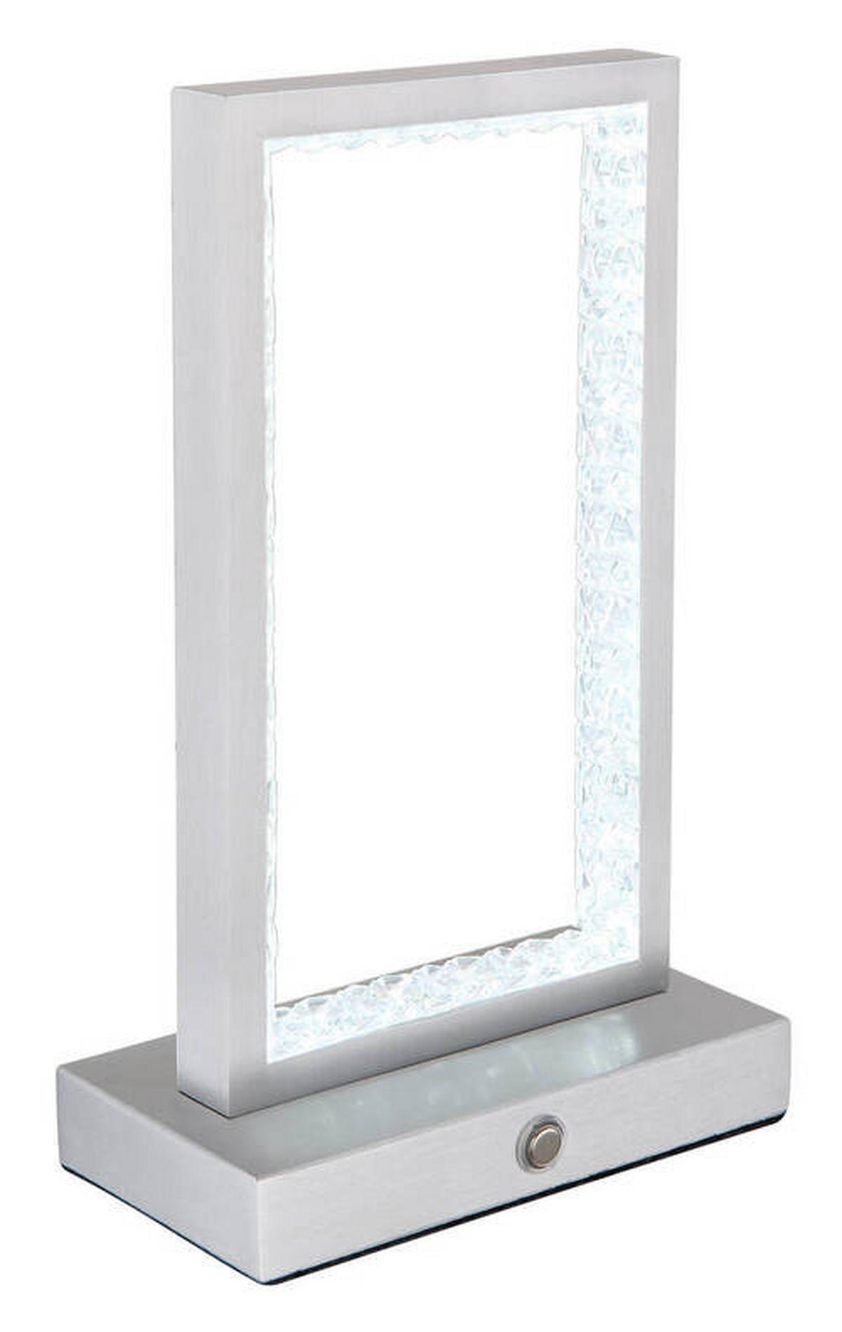 AKKUMULÁTOROS ASZTALI LÁMPA - átlátszó, Design, műanyag/fém (14/7,5/23cm) - Globo