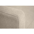 ECKSOFA Beige Chenille  - Beige/Schwarz, KONVENTIONELL, Holz/Textil (159/221cm) - Carryhome