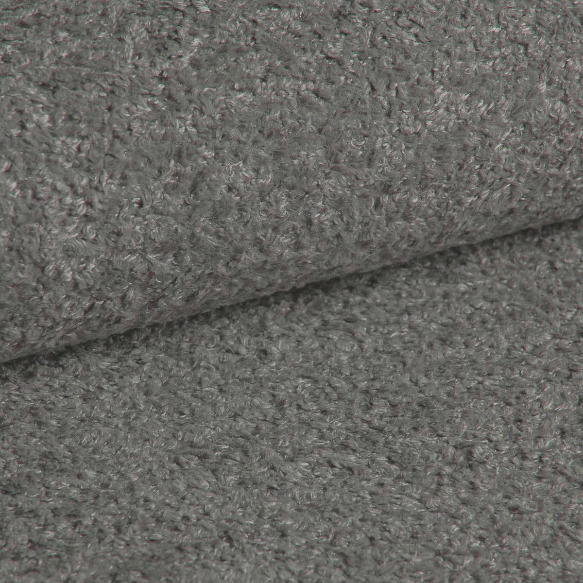 SCHLAFSOFA FREDO Bouclé Grau  inkl.  - Schwarz/Grau, Design, Kunststoff/Textil (212/93/100cm) - MID.YOU