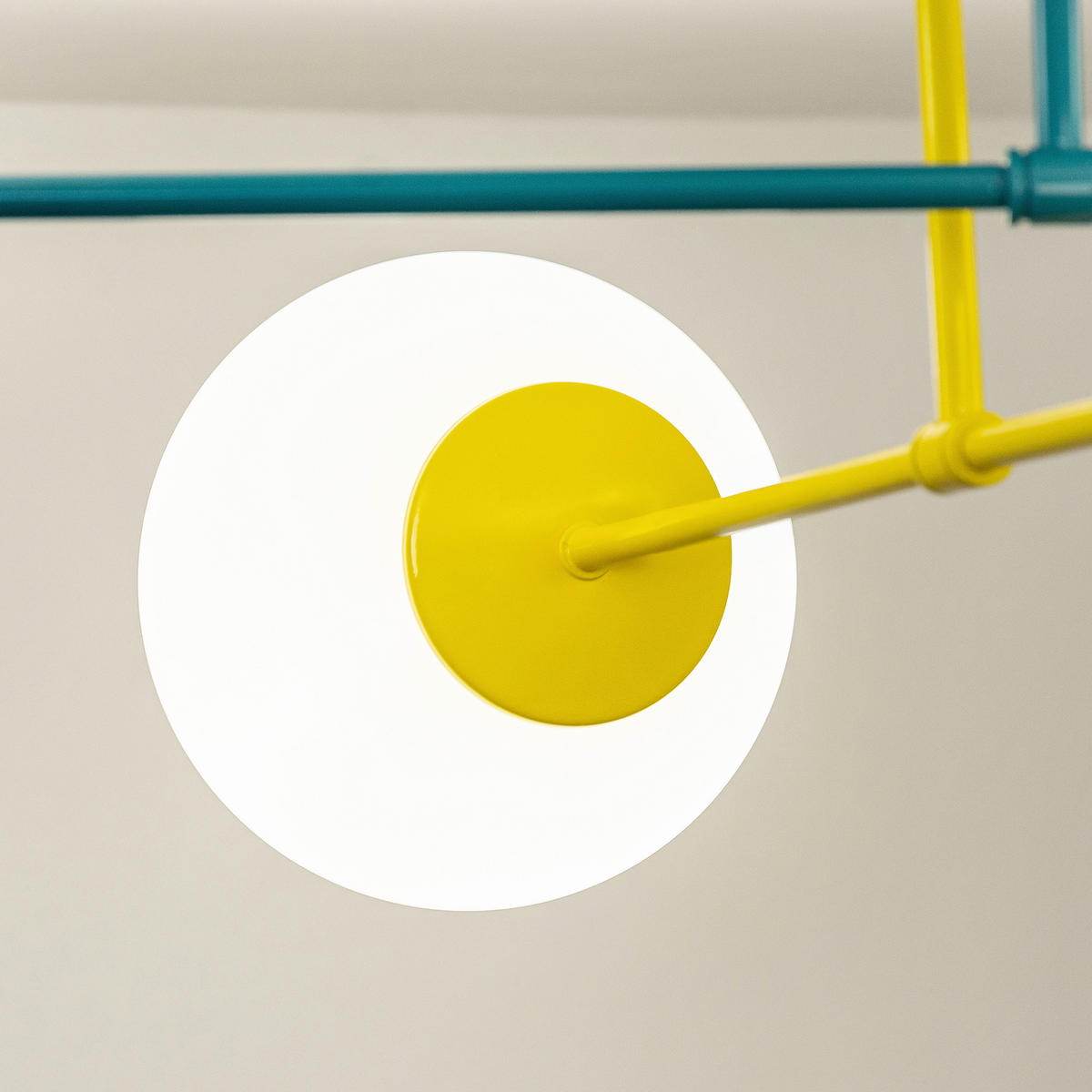 KINDERDECKENLEUCHTE  76/76/26 cm    - Multicolor, LIFESTYLE, Glas/Metall (76/76/26cm)