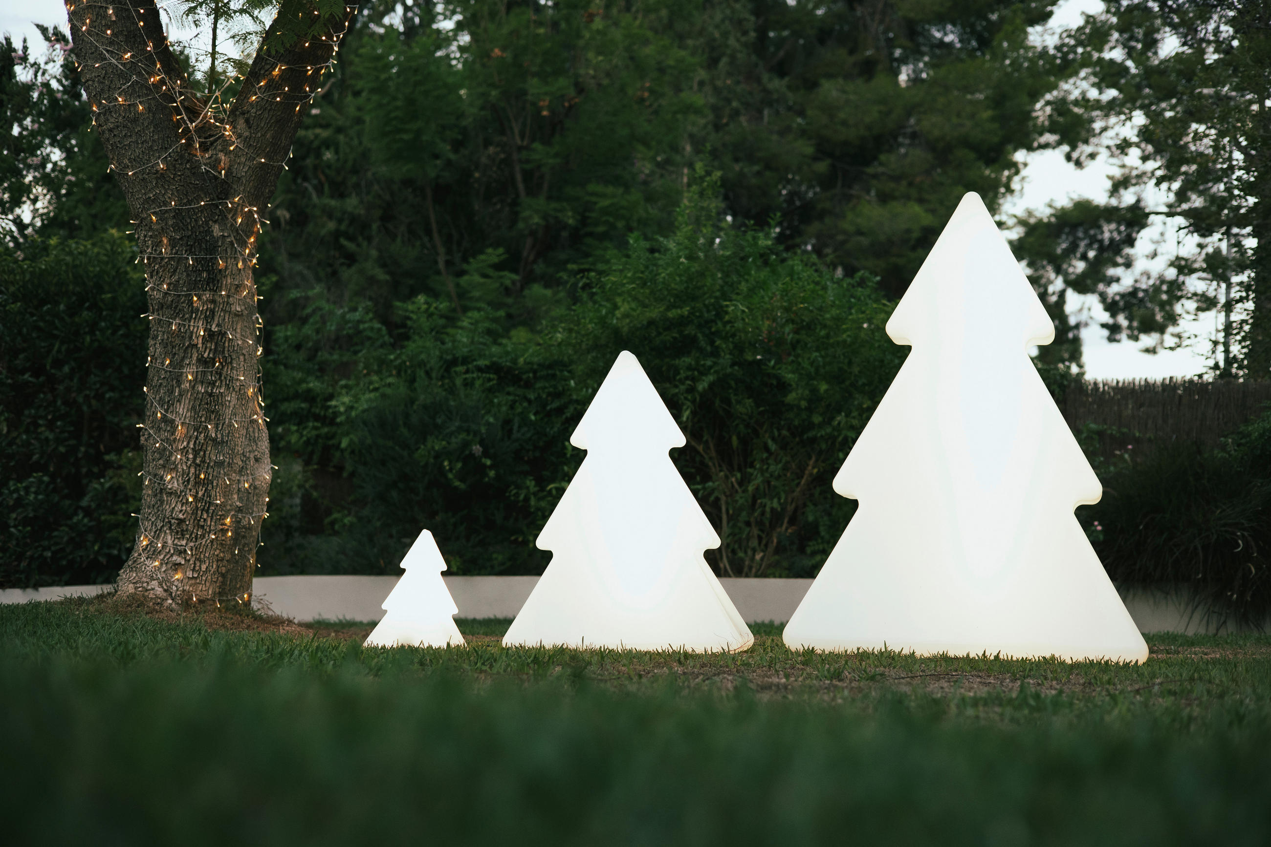 Thumbnail - Newgarden Led-Dekoleuchte Pinus, Transparent, Kunststoff, 35x100x78.5 cm, RoHS, Dekoration, Weihnachtsdekoration, Weihna...