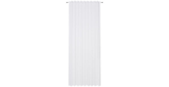 FERTIGVORHANG halbtransparent  - Weiß, KONVENTIONELL, Textil (140/245cm) - Esposa