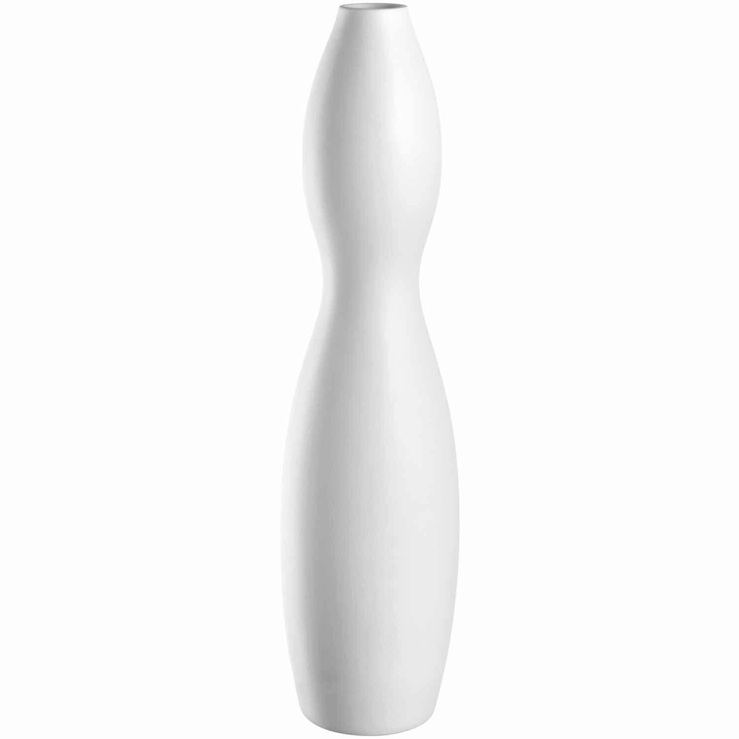 VASE 45 cm  - Weiß, Design, Keramik (11,2/45,4/11,2cm) - Leonardo