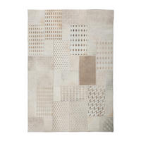 FLACHWEBETEPPICH  Wohnzimmer 120/170 cm Weiß rechteckig  - Weiß, Basics, Leder (120/170cm) - Kayoom