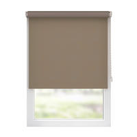 VERDUNKELUNGSROLLO  blickdicht   200/190 cm   - Hellbraun, Basics, Textil (200/190cm)