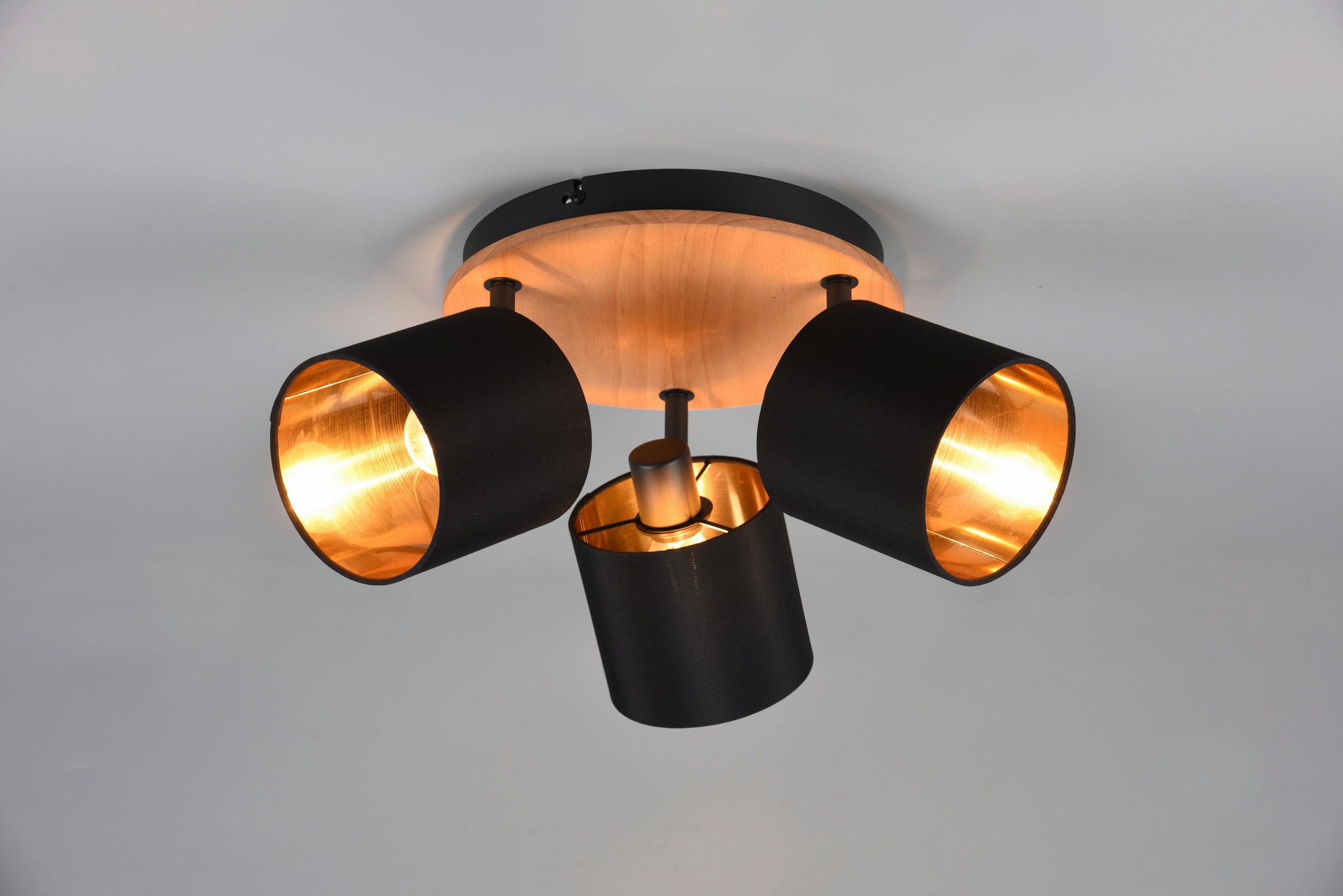 TAKSPOTLIGHT 46,5/22,5 cm   - svart/guldfärgad, Klassisk, metall (46,5/22,5cm)