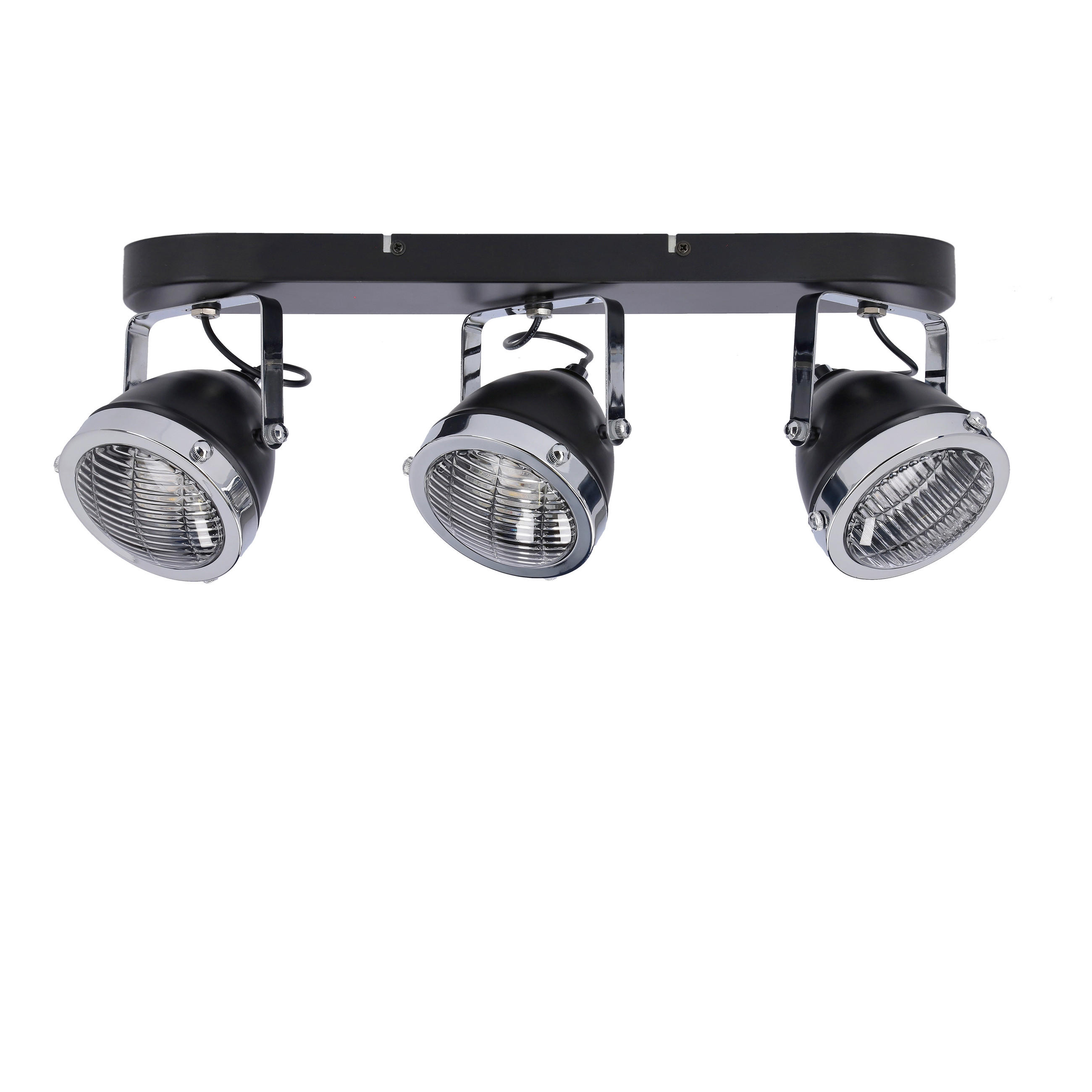 XXXLutz Strahler Crazy Schwarz, Chrom, Transparent 11 cm