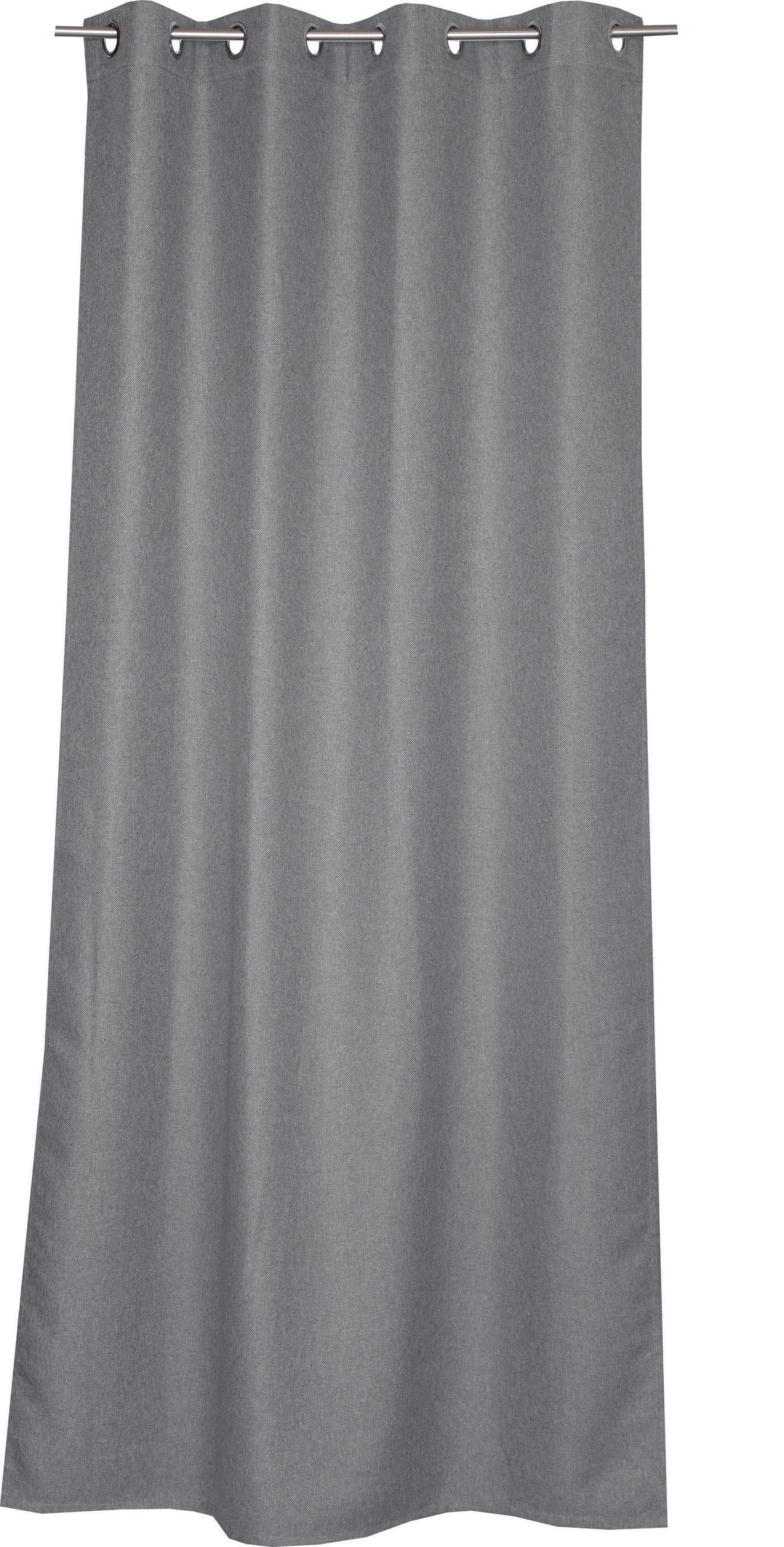 ÖSENSCHAL Opaco Verdunkelung 140/250 cm   - Hellgrau, Basics, Textil (140/250cm) - Schöner Wohnen