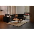 ECKSOFA in Struktur Dunkelbraun  284/205 cm  - Dunkelbraun/Schwarz, Design, Kunststoff/Textil (284/205cm) - Xora