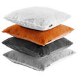 KISSENHÜLLE YUKON 48/48 cm - Anthrazit, Design, Textil (48/48cm) - Novel