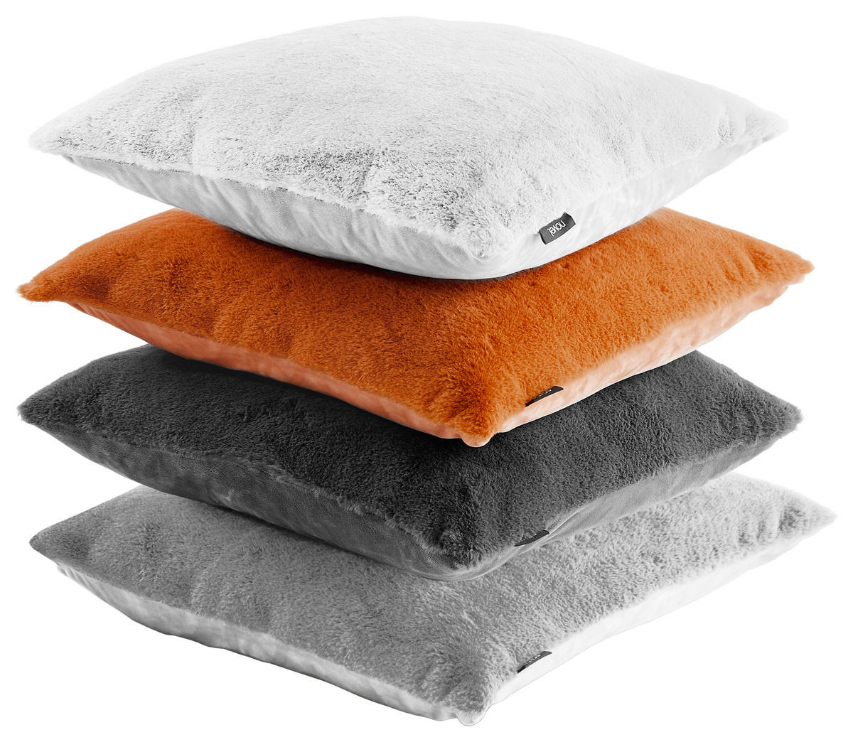KISSENHÜLLE YUKON 48/48 cm  - Anthrazit, Design, Textil (48/48cm) - Novel