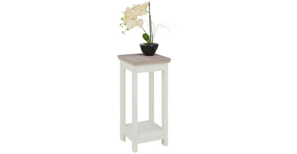 BLUMENSTÄNDER in Holzwerkstoff 30/30/65 cm - Weiß/Grau, LIFESTYLE, Holzwerkstoff (30/30/65cm) - Hom`in