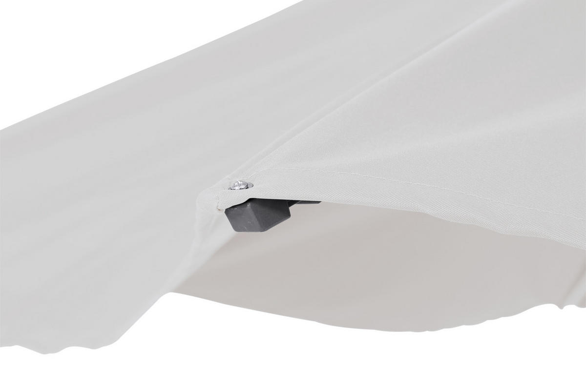 SONNENSCHIRM 250 cm  - Anthrazit/Grau, KONVENTIONELL, Textil/Metall (250/250cm) - Siena Garden