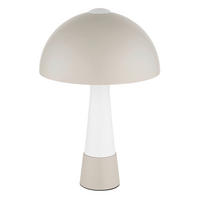 TISCHLEUCHTE Merlin 25/36,5 cm   - Sandfarben/Schwarz, Design, Kunststoff/Metall (25/36,5cm) - Globo