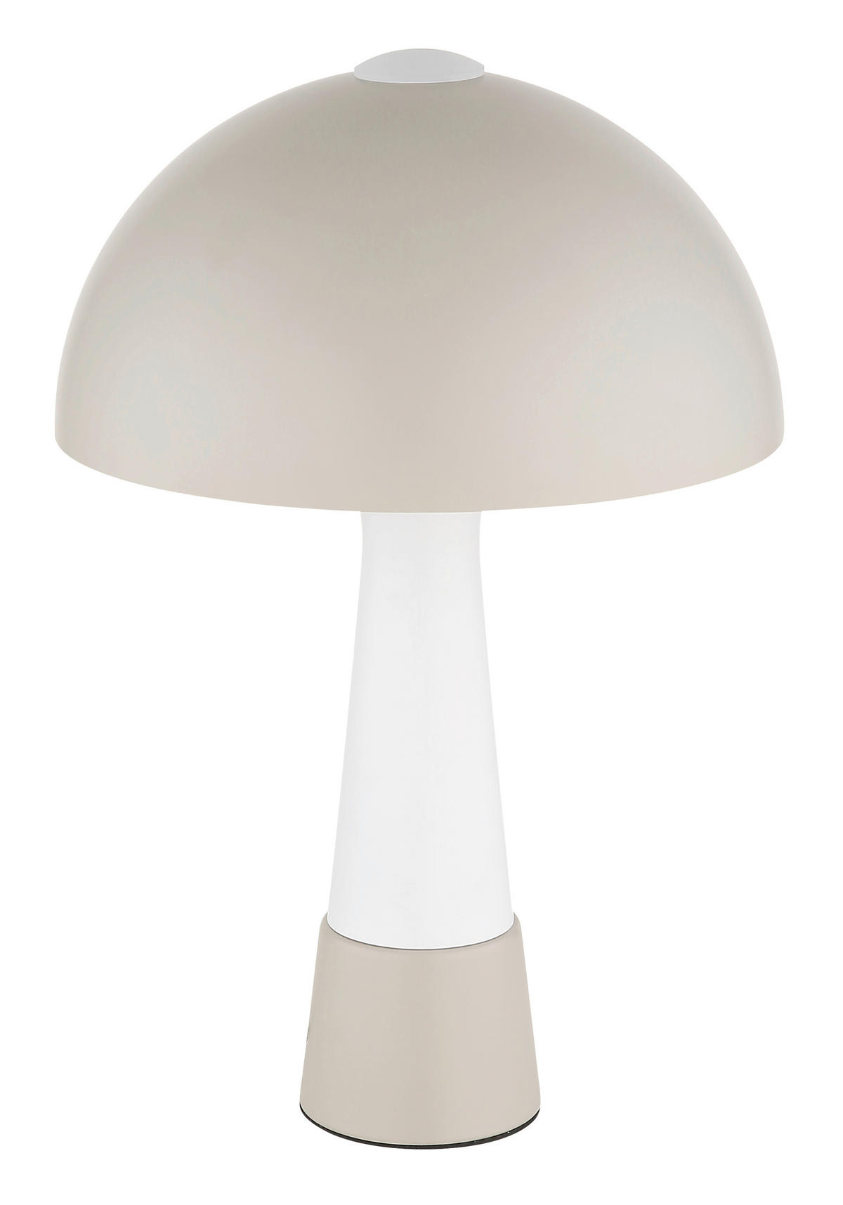 TISCHLEUCHTE Merlin 25/36,5 cm   - Sandfarben/Schwarz, Design, Kunststoff/Metall (25/36,5cm) - Globo