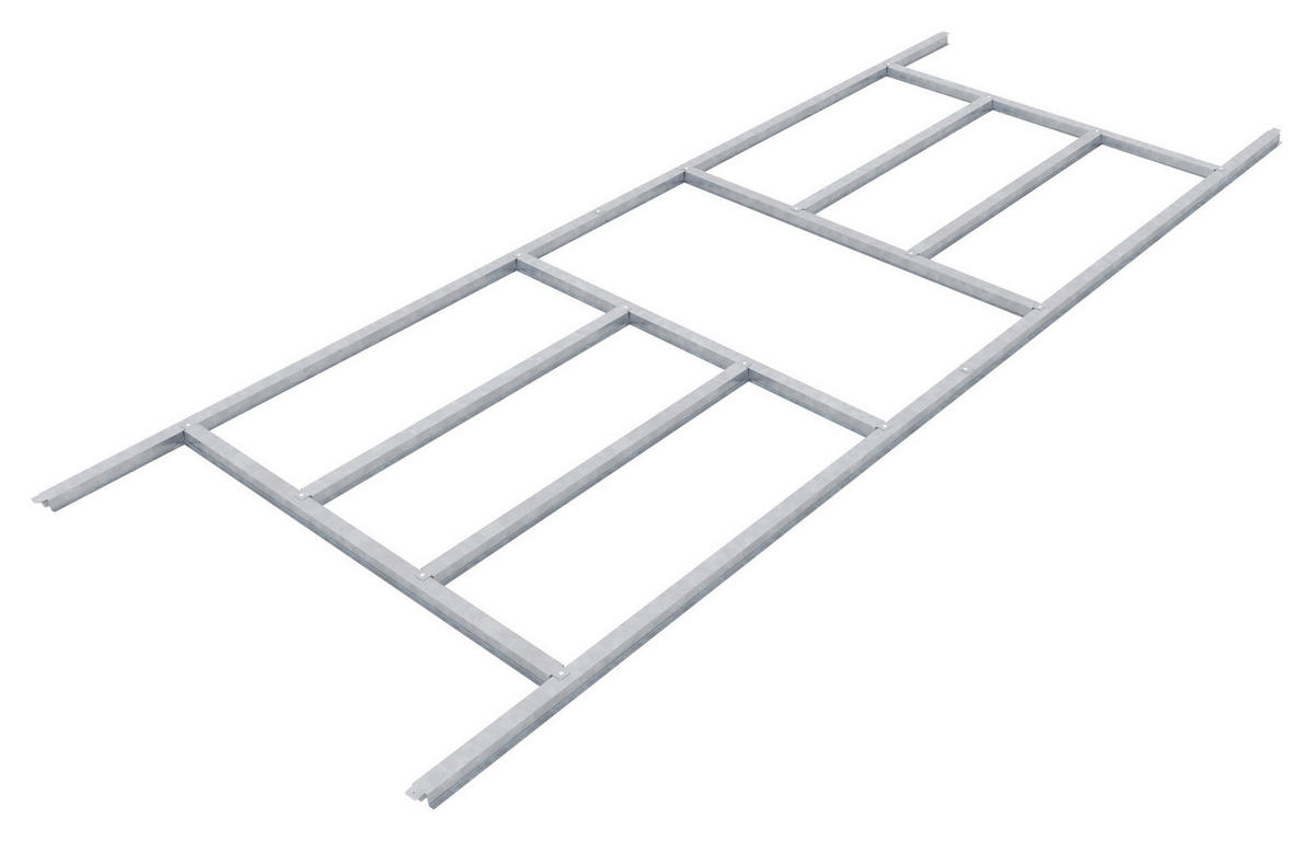 FUNDAMENT - Silberfarben, Basics, Metall (291/2,6/162,1cm)