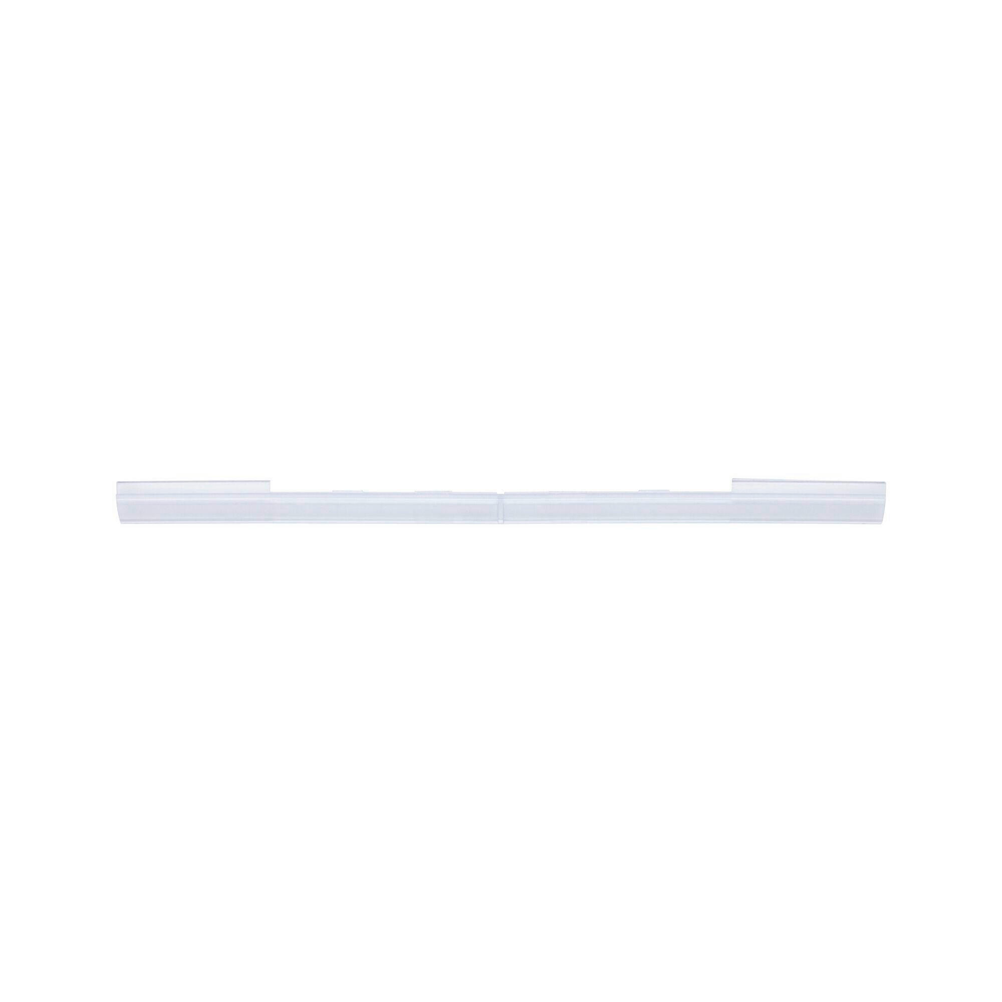 SCHIENENSYSTEM-ABDECKSCHIENE 12,5/0,5/1 cm   - Transparent, Basics, Kunststoff (12,5/0,5/1cm) - Paulmann